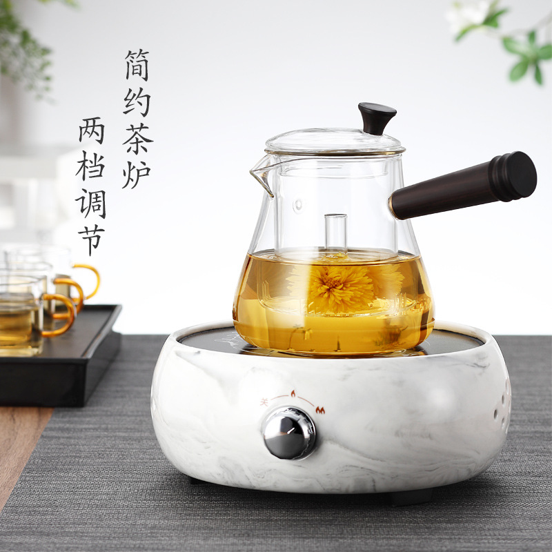 A1遠紅外線光波陶瓷電陶爐茶爐 靜音電熱迷妳燒水煮茶器 茶具套裝