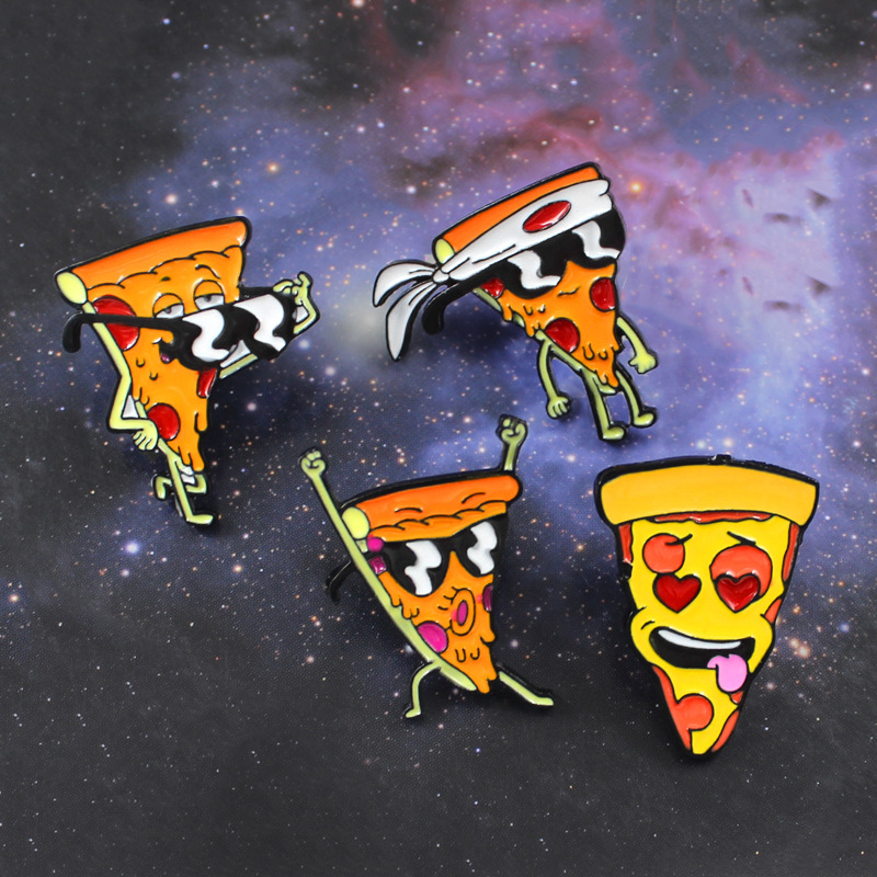 Unisex Gender Funny Style Funny Pin Cartoon Saturday Emoji Face Alloy Enamel Unisex Brooches