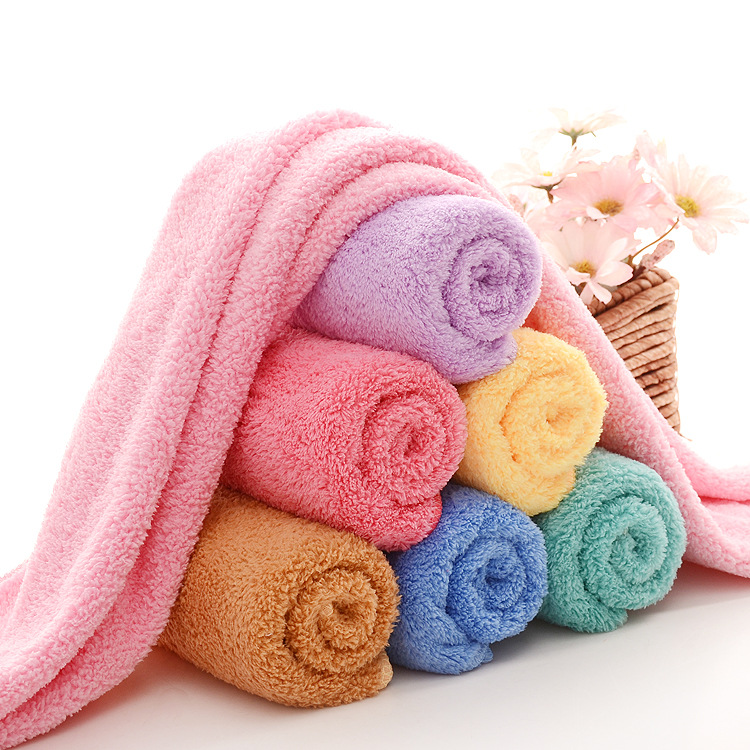 Manufactor Direct selling Towel dry hair Coral towel Super water uptake soft Quick drying Beauty Turban
