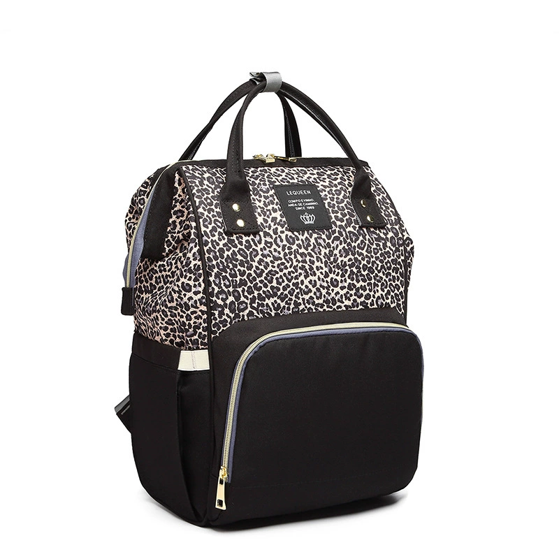 LEQUEEN Fashionable universal capacious backpack for mother and baby to go out