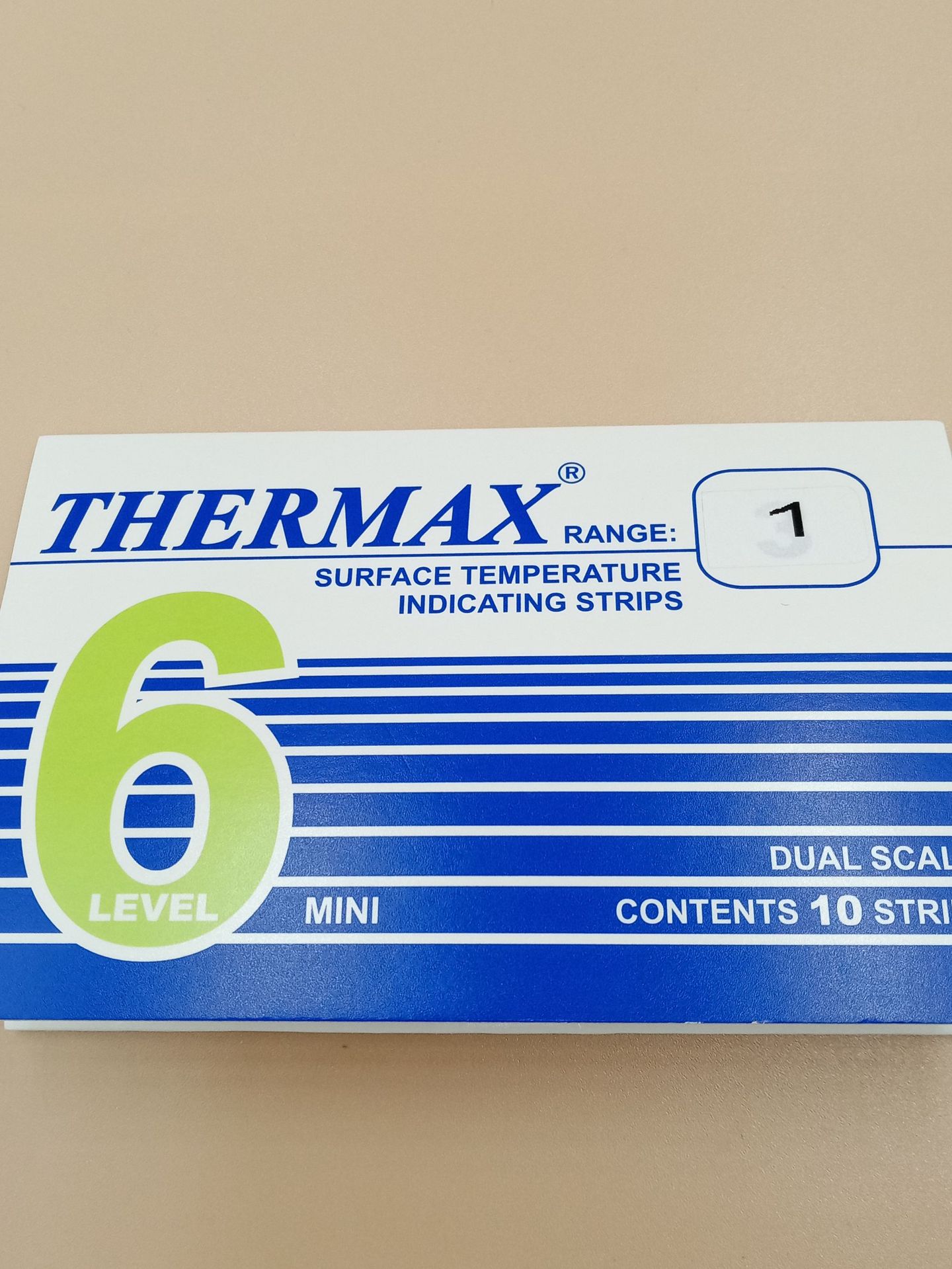 测温纸 6-1 ：29-42度 英国 THERMAX  6格测温试纸