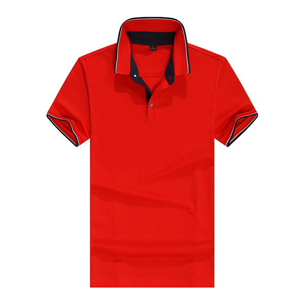 冰丝棉珠地翻领SDLOBO/龙帛402-S红色,S