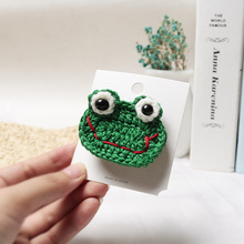 韓國可愛青蛙發夾小動物鴨嘴夾女兒童寶寶邊夾發卡劉海夾布藝頭飾