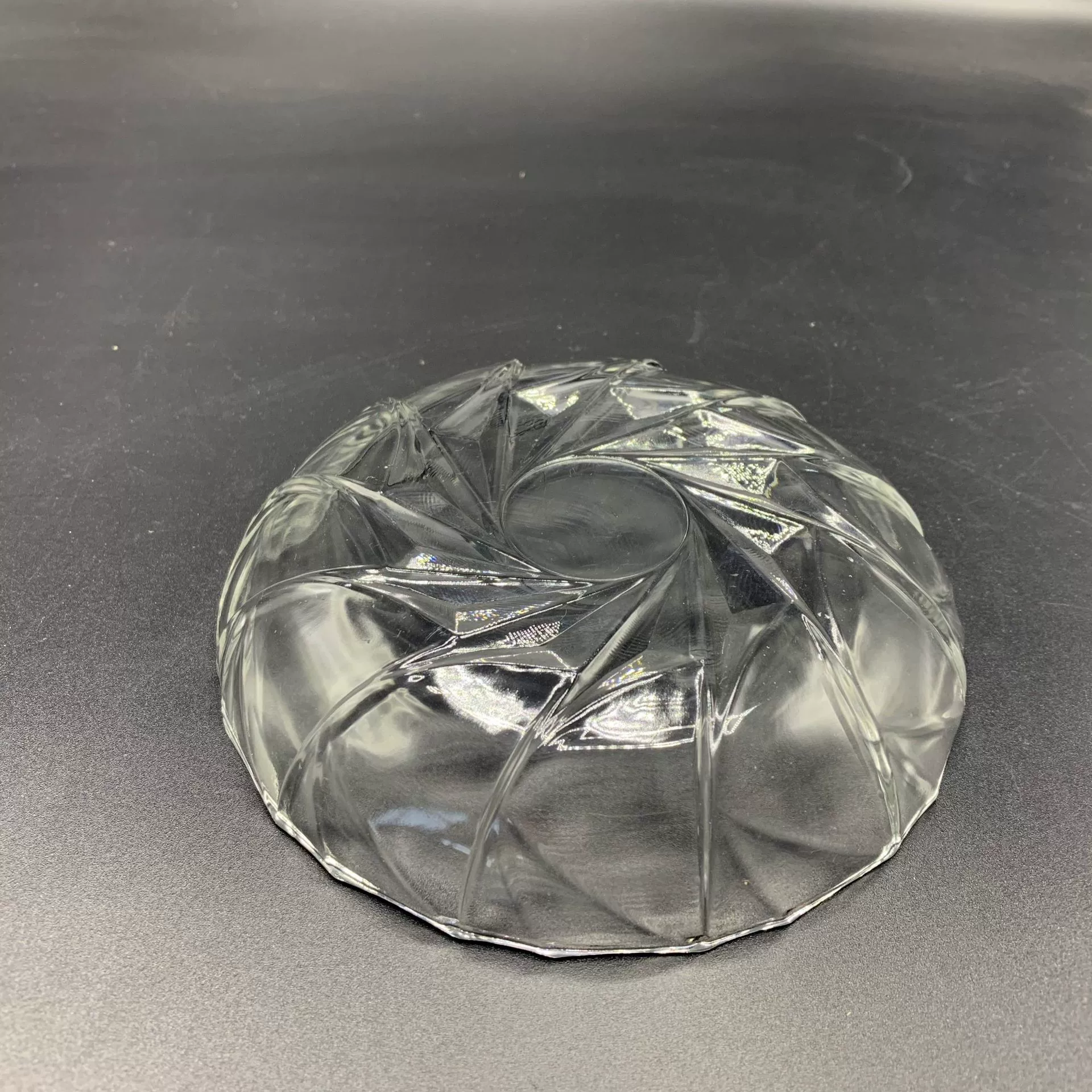 6 8 10 -inch glass fruit dish waves wave glass fruit plate glass dish glass vinegar disc wave plate