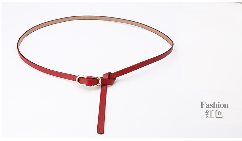 New Ladies Fine Leather Belt Fashion Sweater Dress Decorative Jeans Pants Belt Wholesale Nihaojewelry display picture 10