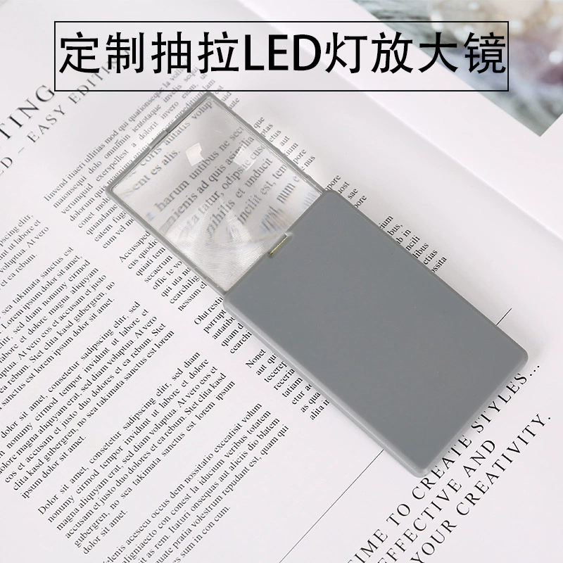 Выключите свет, чтобы увидеть увеличительное стекло с сокровищами, ручная лупа, Портативная Лупа с подсветкой, настольная лампа, мини