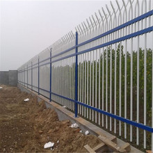 小區噴漆鐵藝別墅防護欄鋅鋼圍牆欄桿定制學校隔離欄防護欄