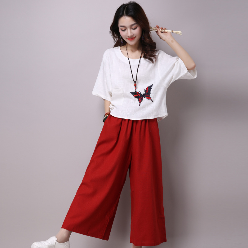 Costume femme en Coton et lin - Ref 3334032 Image 3