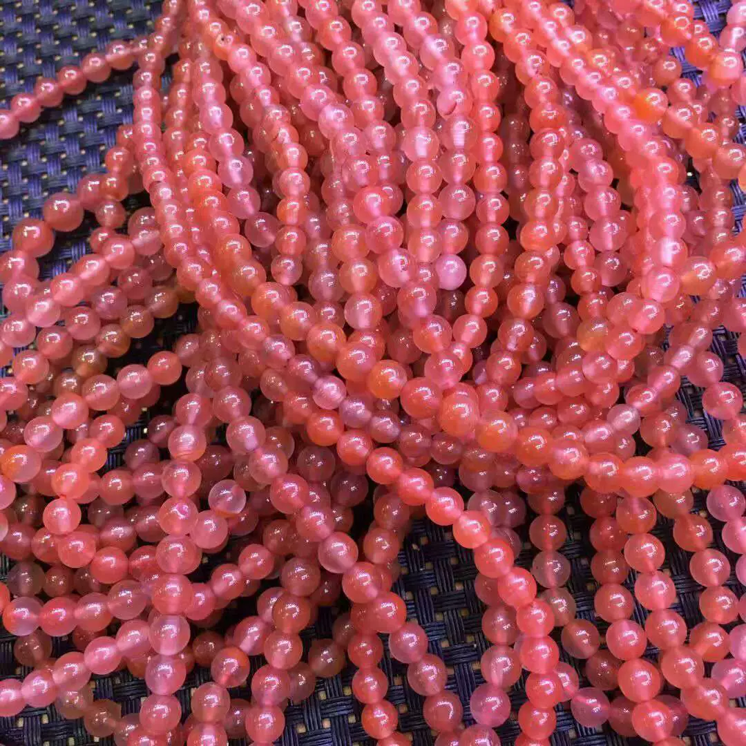 Южный красный агат вишнево-красный 5 мм-10 мм многокруглая ручная струна корпус красивый чистый менее разный цвет яркий завод прямое одобрение