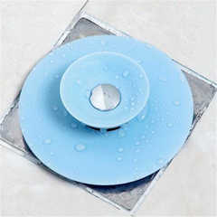 Washbasin sink leak plug sewer pipe sink push-type flying saucer floor drain deodorant cover bathroom sealing plug