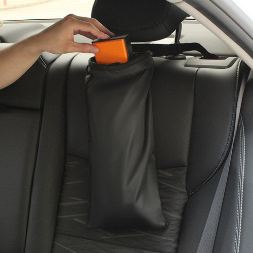 Cross-border hot selling car trash can/umbrella bag car multifunctional storage bag car interior seat back garbage bag