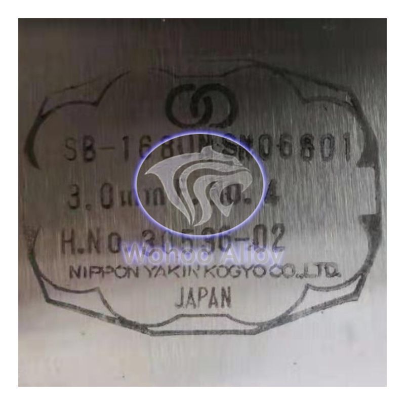 Inconel 601（UNS NO6601）镍基合金