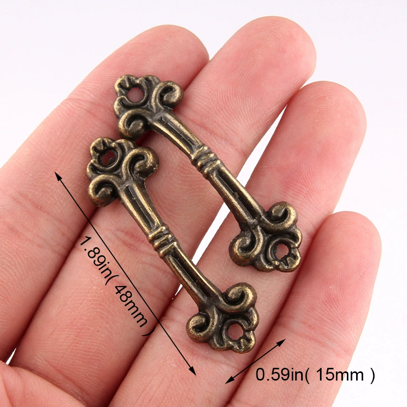 Antique hand -decorative hand -decorative hand wooden box small pull hand -shaped hand stripe small pull hand