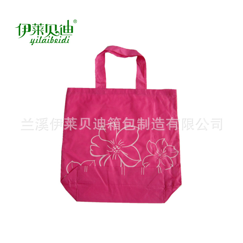 现货批发购物袋 礼品促销折叠袋 涤纶手提收纳袋厂家现货秒发