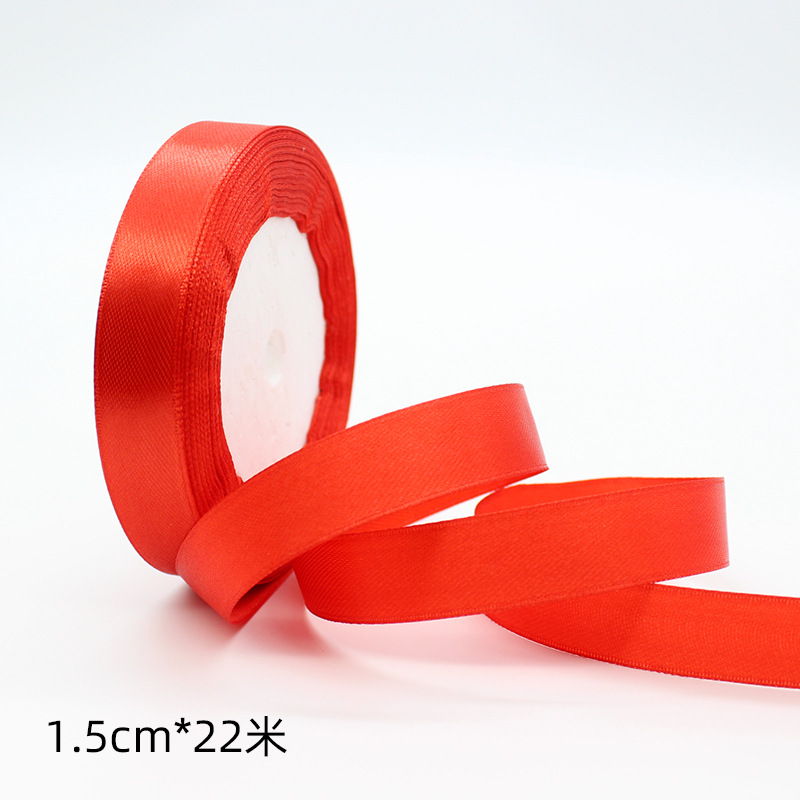 Fábrica al por mayor 1/2/4/5cm cinta de embalaje rojo hilo cinta de embalaje de regalo