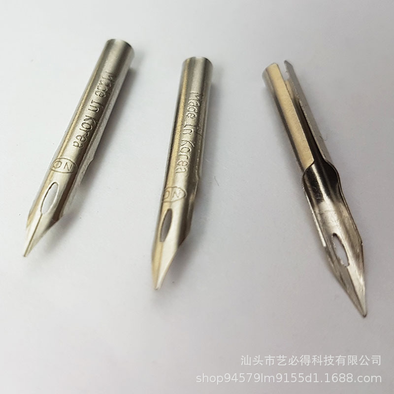 厂家批发 钢笔通用包尖 镀金暗尖 美工尖 蘸水笔尖 各种钢笔尖-阿里巴巴