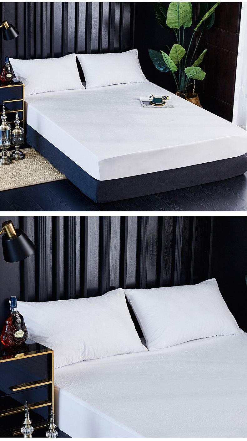CL012 polyester cotton terry cloth waterproof bed sheet Huazhi Edition Details_14.jpg