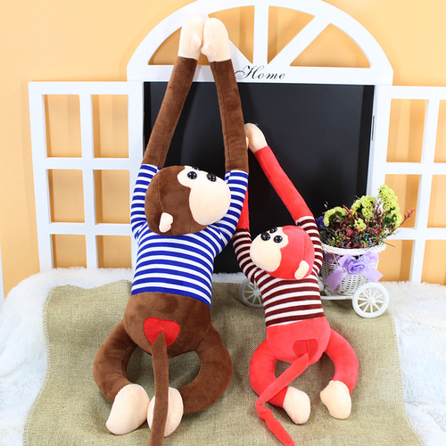 Lying Monkey Long-Arm Monkey Long-Tail Monkey Plush Toy Wedding Confetti Creative Curtain Hanging Doll Wholesale