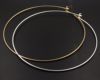 Copper choker, accessory, gold and silver, wholesale, 2×150mm