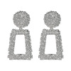 Fashionable metal retro earrings, European style