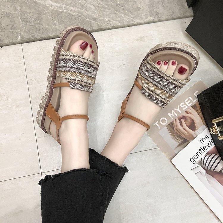 Chaussures été pour femme en Caoutchouc - Ref 3345330 Image 4