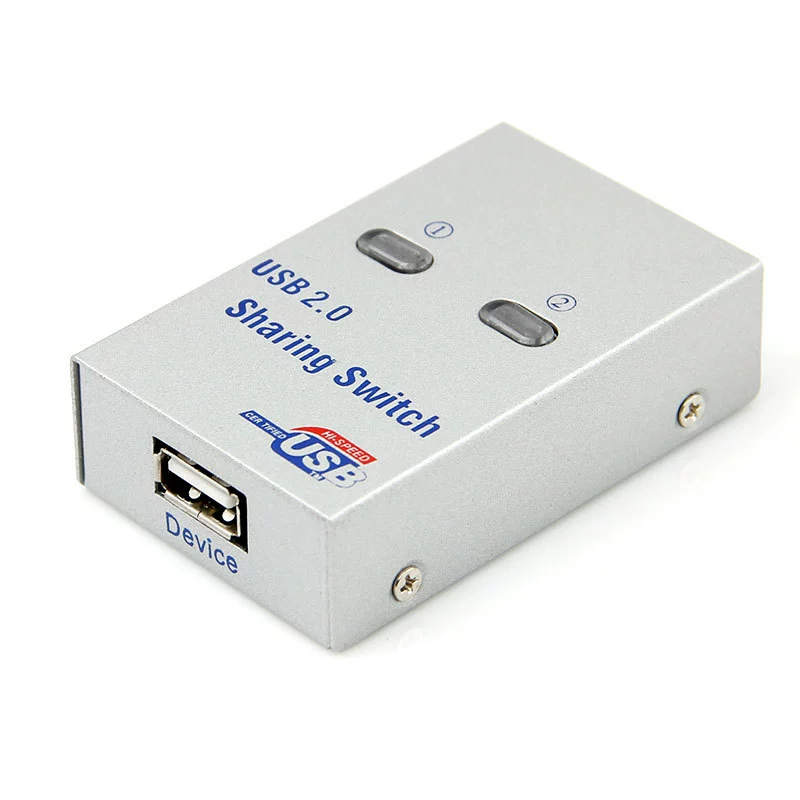 Сетевой принтсервер USB 2.0, USB переключатель общий для устройства, 2 порта USB, интерфейс USB 2.0 принтера