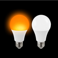 防紫外線LED燈泡黃光抗UV球泡半導體電子廠防老化防曝光燈E27螺口