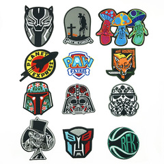 亞馬遜速賣通熱銷兒童可愛卡通布貼微章布貼刺繡補丁貼批發