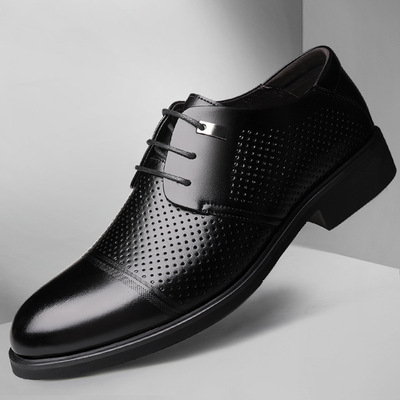 Trendy shoes Four seasons Increase Business leather shoes man Professional suit Low leather shoes Wedding shoes agent