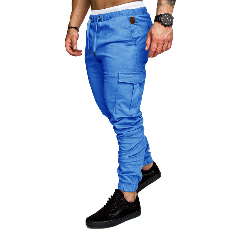 Men's Solid Color Casual Loose Men's Bottoms display picture 19