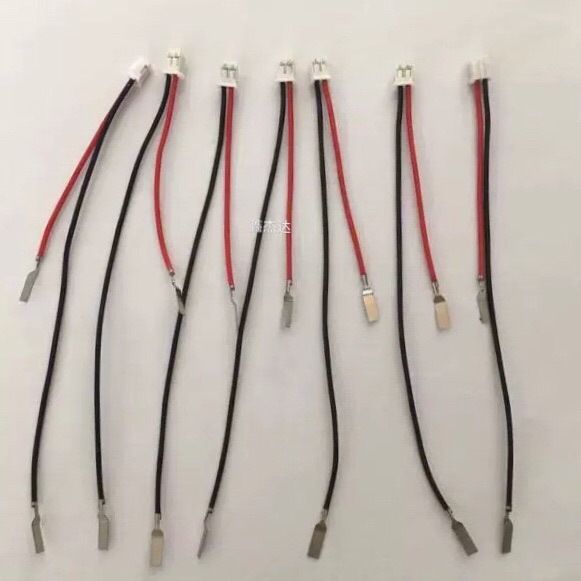 方形镍片端子连接线 电车 led灯头延长线束 18650电池