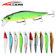 Floating Minnow Fishing Lures 10 Colors Hard Plastic Baits Minnow Lures Bass Trout Saltwater Sea Fishing Lure