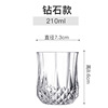 Wineglass, glossy crystal, European style