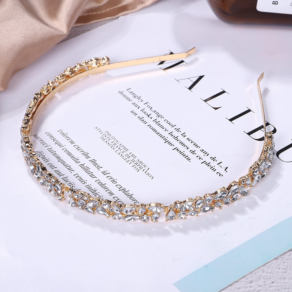 Alloy Diamonds Sens Headband Jewelry Accessories Trend Hair Accessories Wholesale display picture 6