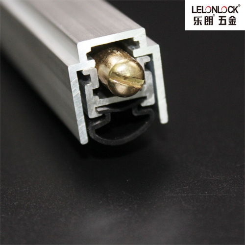 Door bottom automatic lifting dustproof soundproof strip door gap dustproof wholesale hotel room door U-shaped aluminum alloy sealing strip