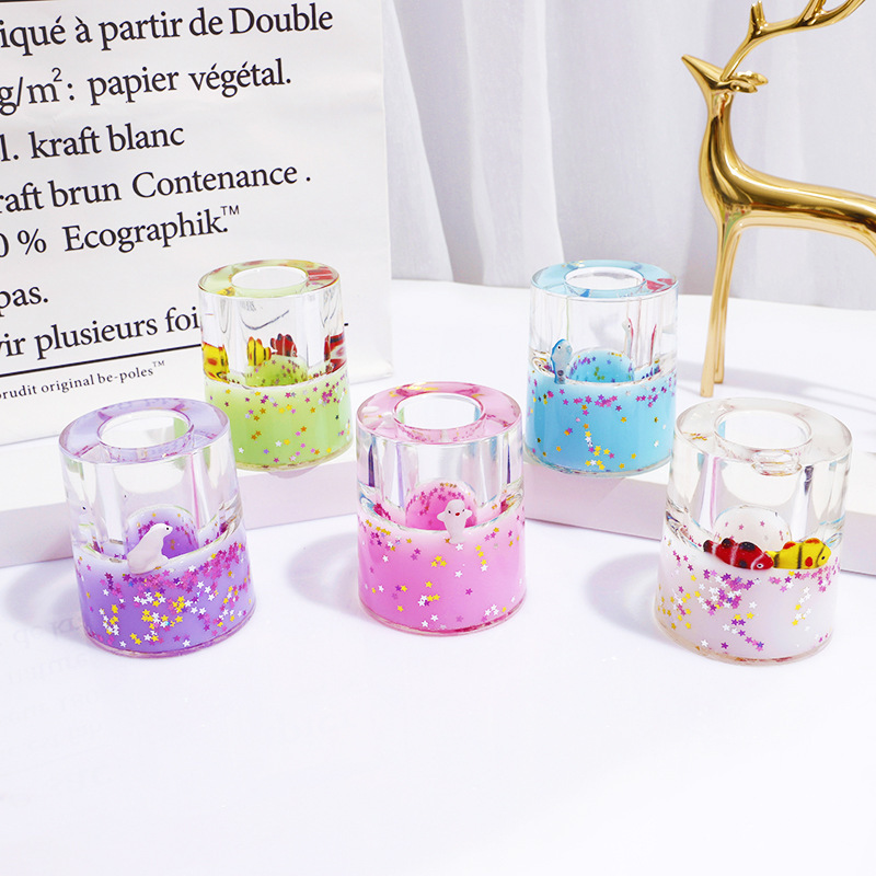Colorful cream float