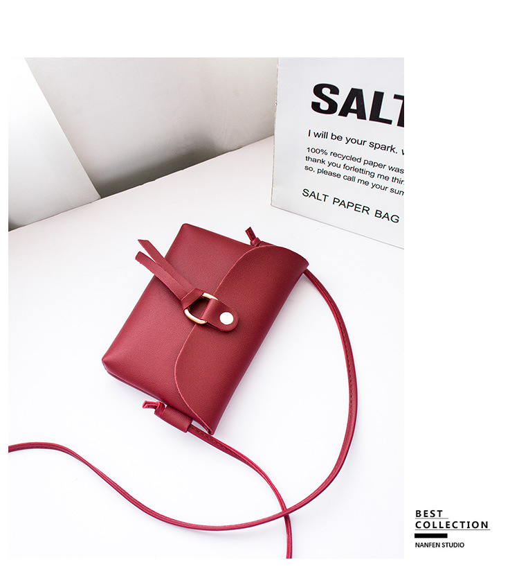 Single Shoulder Strap Strap Type Shoulder Bag, Crossbody Bag Bags Type Women's Small Pu Leather Solid Color Basic Square Flip Cover Shoulder Bag Crossbody Bag