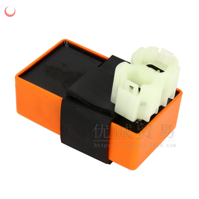 Квадроцикл скутер GY6 воспламенитель 50CC-125CC оранжевый AC неограниченная скорость 6-контактный CDI воспламенитель