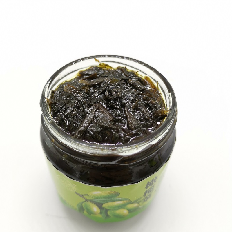 橄榄菜贴牌 咸菜下饭菜170g玻璃瓶装 拌饭拌面酱菜|ms