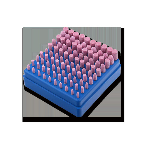 Red corundum grinding wheel grinding head metal grinding tool polishing small grinding head 3mm handle flint electric grinding head set