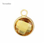 Accessory, glossy crystal, pendant, 12 colors, 12 month