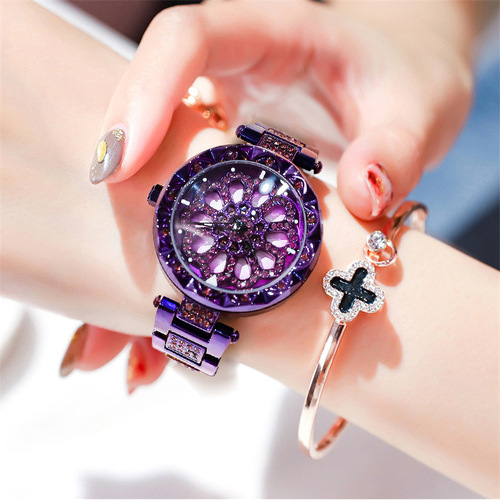 Korean version of women's watch, fashionable waterproof student quartz watch for women
