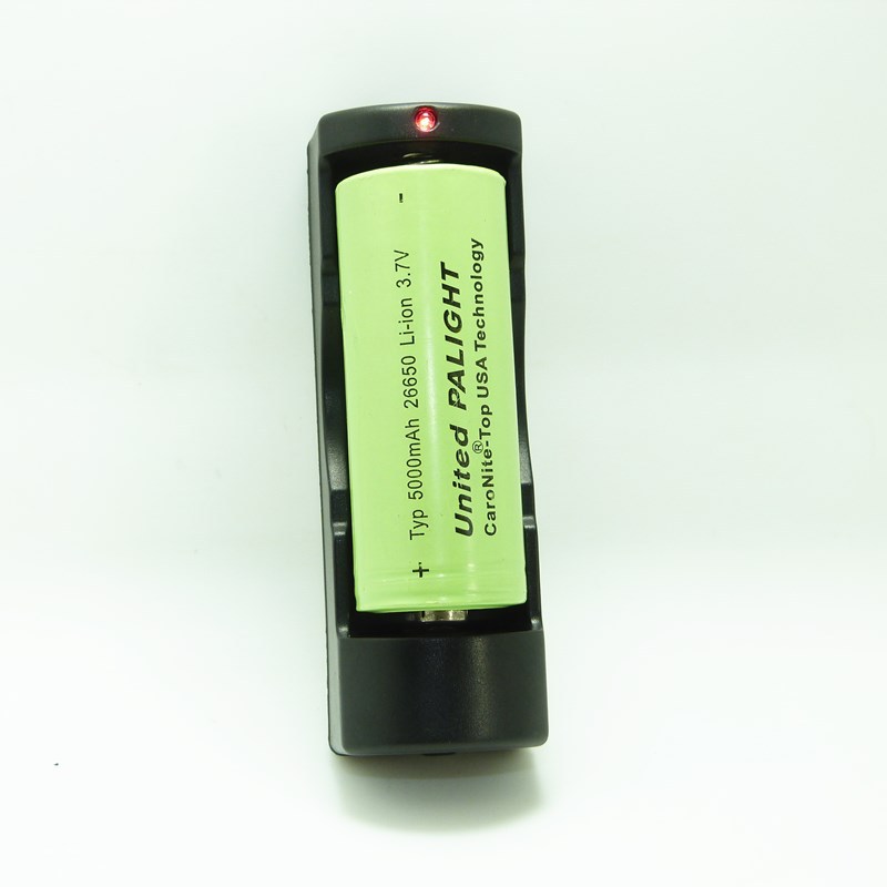 配套座充4.2V单槽充座子18650锂电池充电器  手电筒头灯26650座充