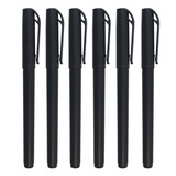 Простая матовая черная ручка-роллер, с печатью вашего логотипа, подарок на день рождения