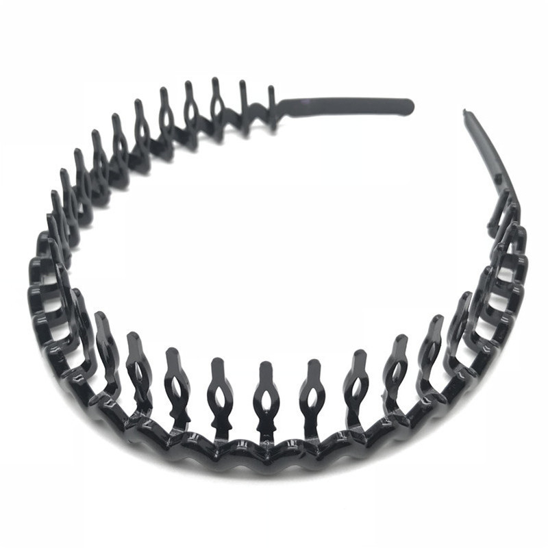 Plástico negro brillante pintura en aerosol peine diadema cabeza hebilla un yuan dos yuanes tienda accesorios de la cabeza de la tienda