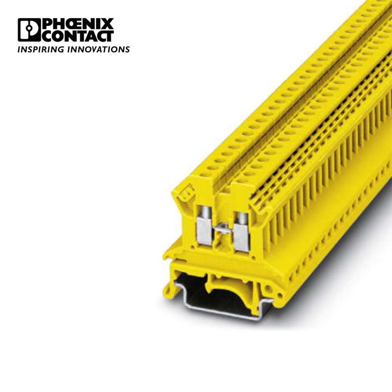 菲尼克斯 接线端子黄色直通式接线端子 UK 2,5 N YE - 3038011-50