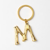 Fashionable keychain with letters, accessory, pendant, suitable for import, European style, English letters