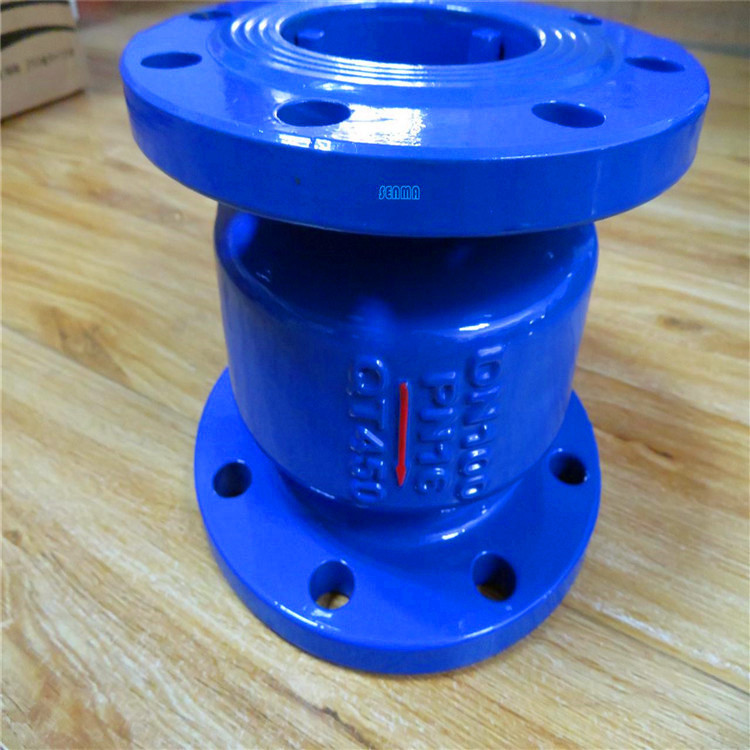 南瓜式消声止回阀 HC41X10 DN700 法兰二通式止回阀 蝶式止回阀