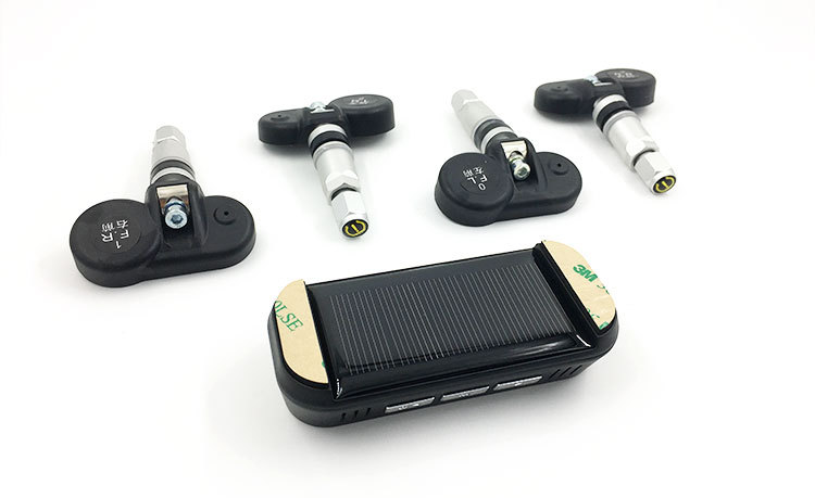 Hidden built-in TPMS wireless solar tire pressure monitoring system pressure detection instrument