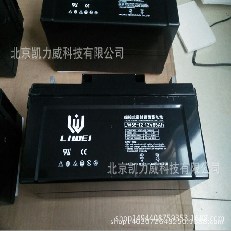 阀控密封式免维护铅酸蓄电池12v65ah太阳能UPS直流屏电瓶